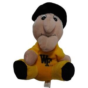 Vtg Shoney's 1997 Limited Edition Wake Forest U Mascot Demon Deacon Bean Bag